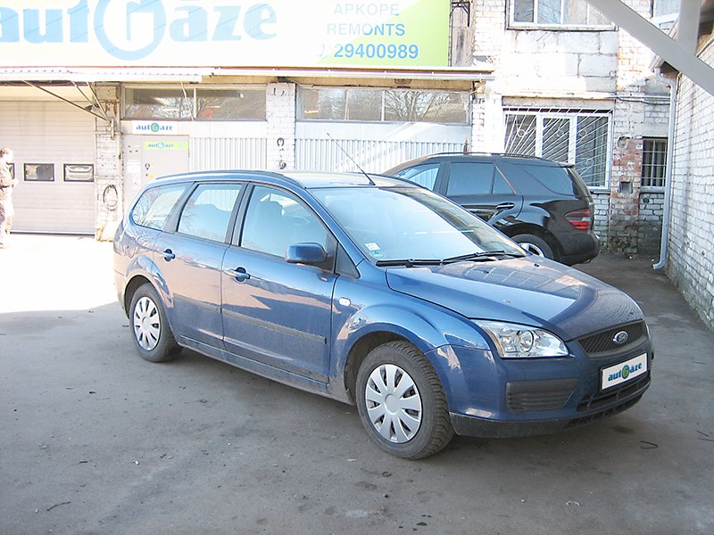 Uzstādīta gāzes iekārta Ford Focus 2006. gads 1,6 benzīns/gāze